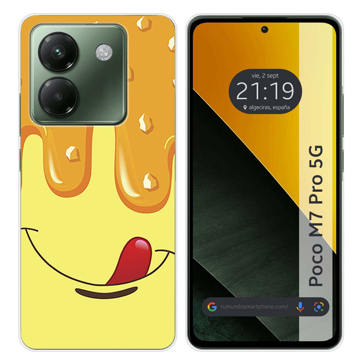 Funda Silicona para Xiaomi Poco M7 Pro 5G diseño Helado Vainilla Dibujos