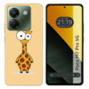 Funda Silicona para Xiaomi Poco M7 Pro 5G diseño Jirafa Dibujos