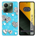 Funda Silicona para Xiaomi Poco M7 Pro 5G diseño Mariposas Dibujos