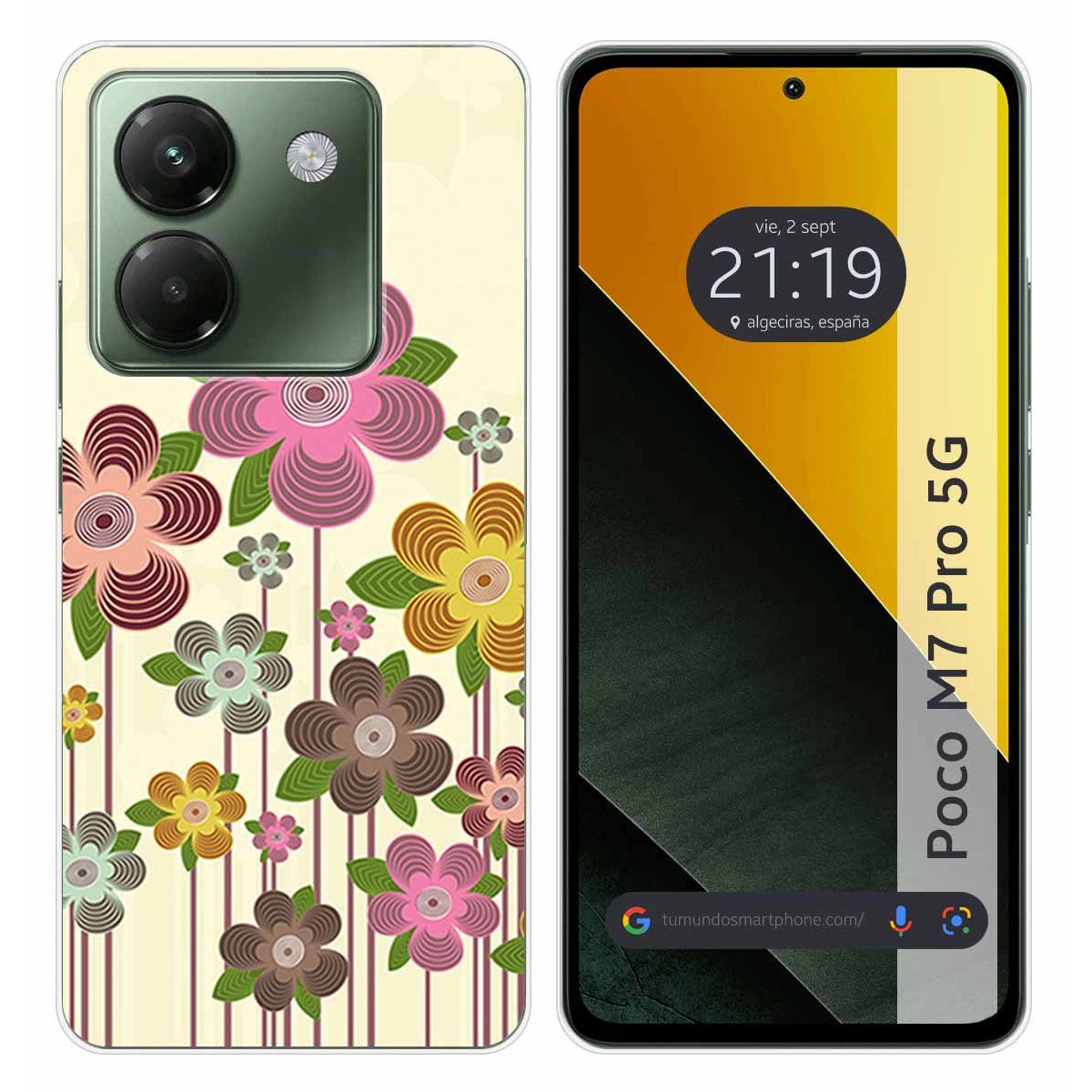 Funda Silicona para Xiaomi Poco M7 Pro 5G diseño Primavera En Flor Dibujos