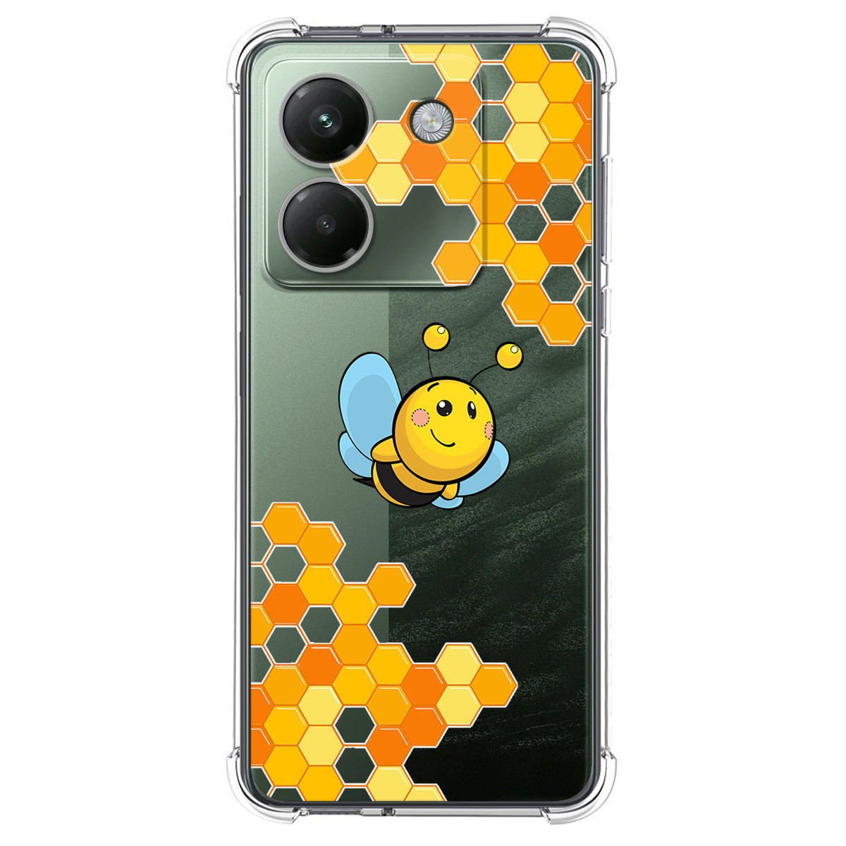 Funda Silicona Antigolpes para Xiaomi Poco M7 Pro 5G diseño Abeja Dibujos
