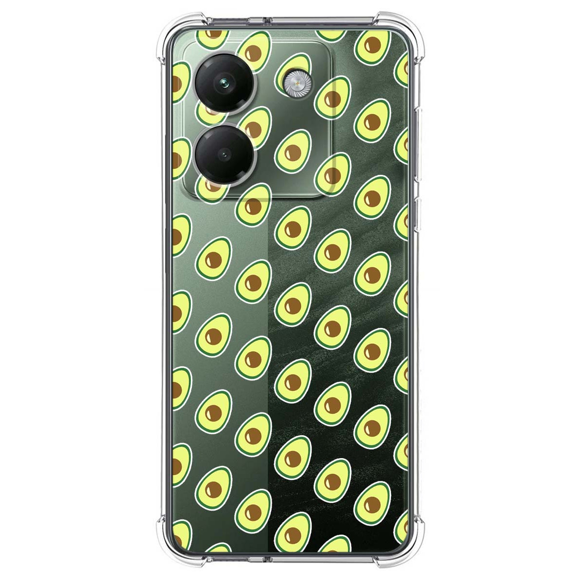 Funda Silicona Antigolpes para Xiaomi Poco M7 Pro 5G diseño Aguacate Dibujos