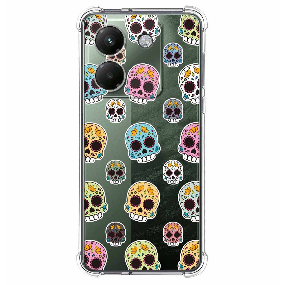 Funda Silicona Antigolpes para Xiaomi Poco M7 Pro 5G diseño Catrina Dibujos