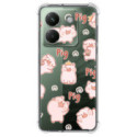 Funda Silicona Antigolpes para Xiaomi Poco M7 Pro 5G diseño Cerdos Dibujos
