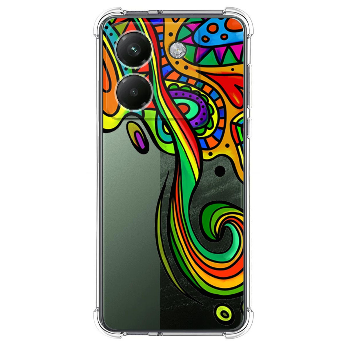 Funda Silicona Antigolpes para Xiaomi Poco M7 Pro 5G diseño Colores Dibujos