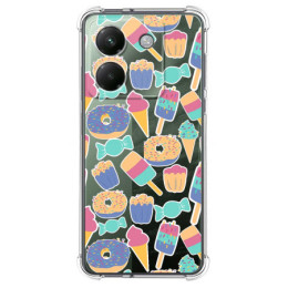 Funda Silicona Antigolpes para Xiaomi Poco M7 Pro 5G diseño Dulces 02 Dibujos