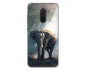 Funda Gel Tpu para Xiaomi Pocophone F1 Diseño Elefante Dibujos