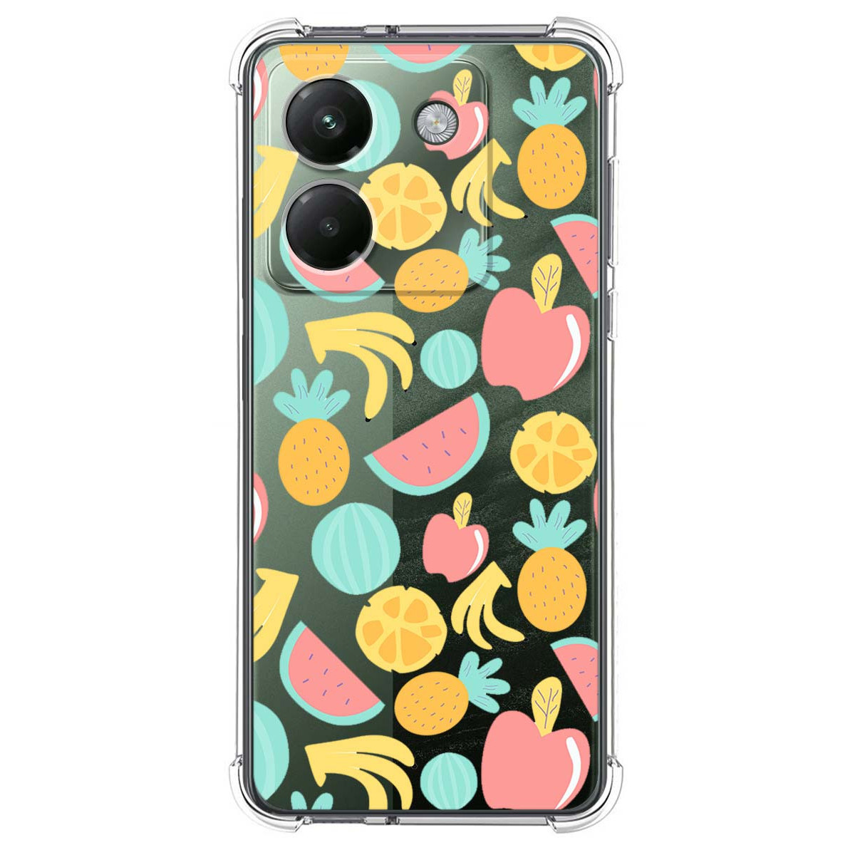 Funda Silicona Antigolpes para Xiaomi Poco M7 Pro 5G diseño Frutas 02 Dibujos