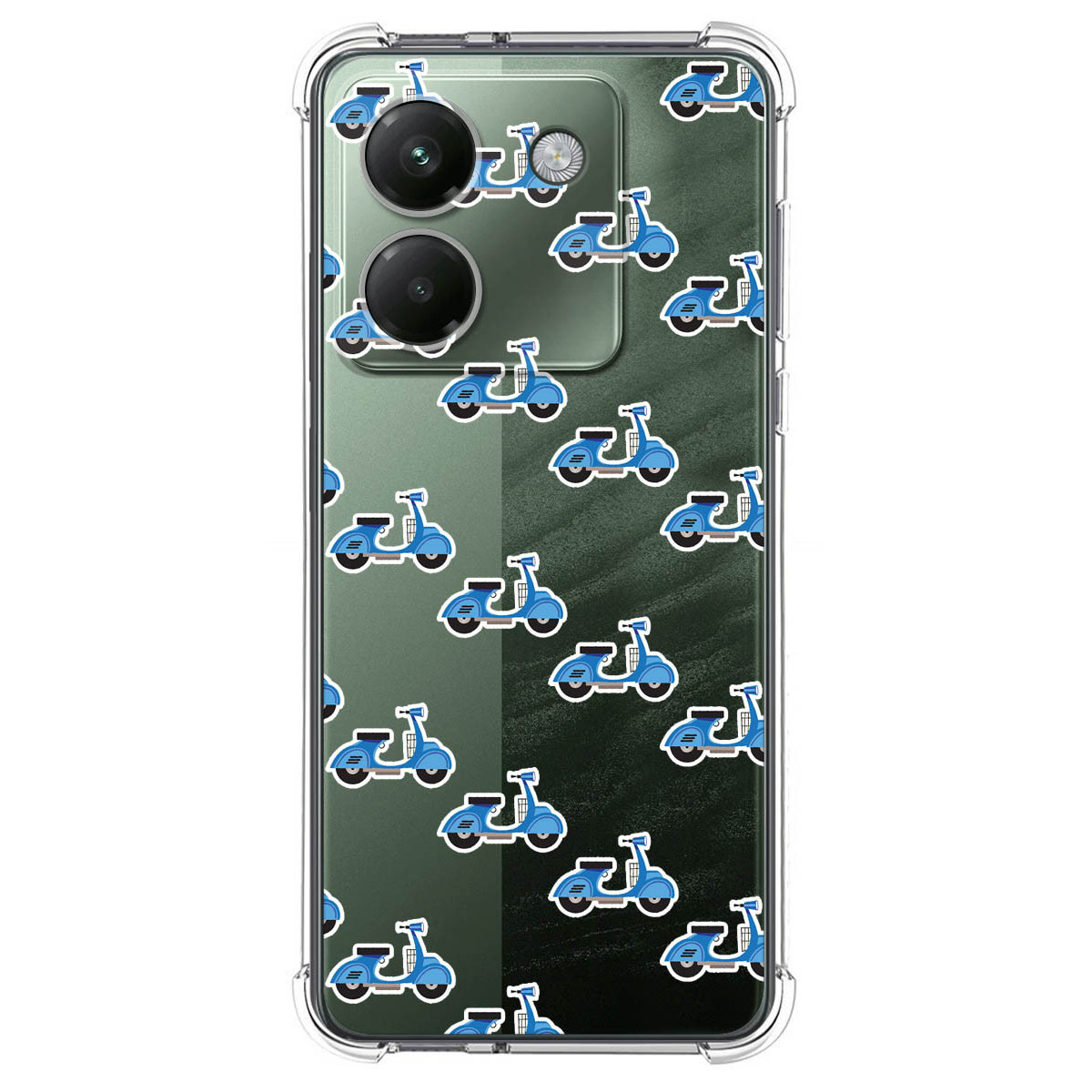 Funda Silicona Antigolpes para Xiaomi Poco M7 Pro 5G diseño Scooter Dibujos