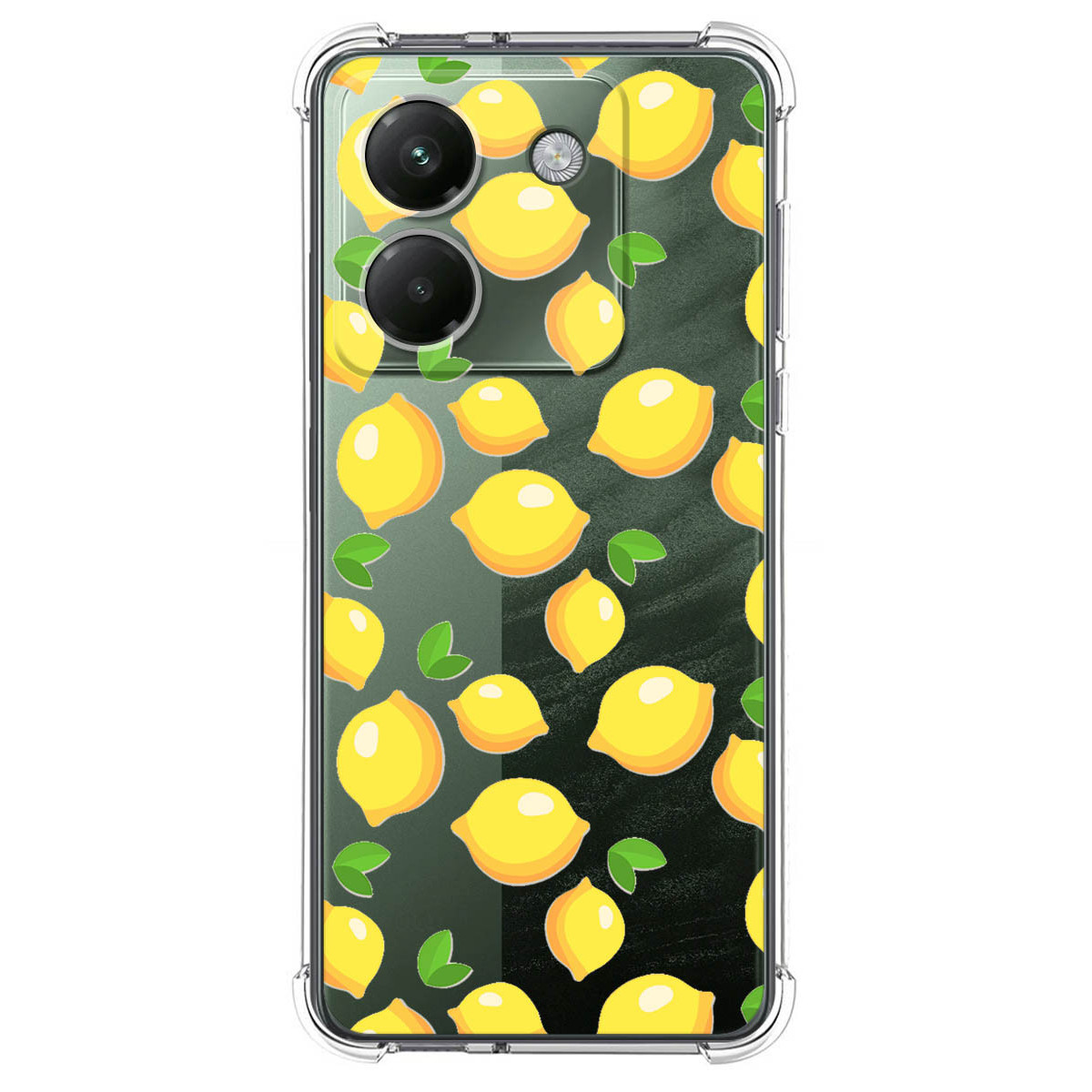 Funda Silicona Antigolpes para Xiaomi Poco M7 Pro 5G diseño Limones Dibujos