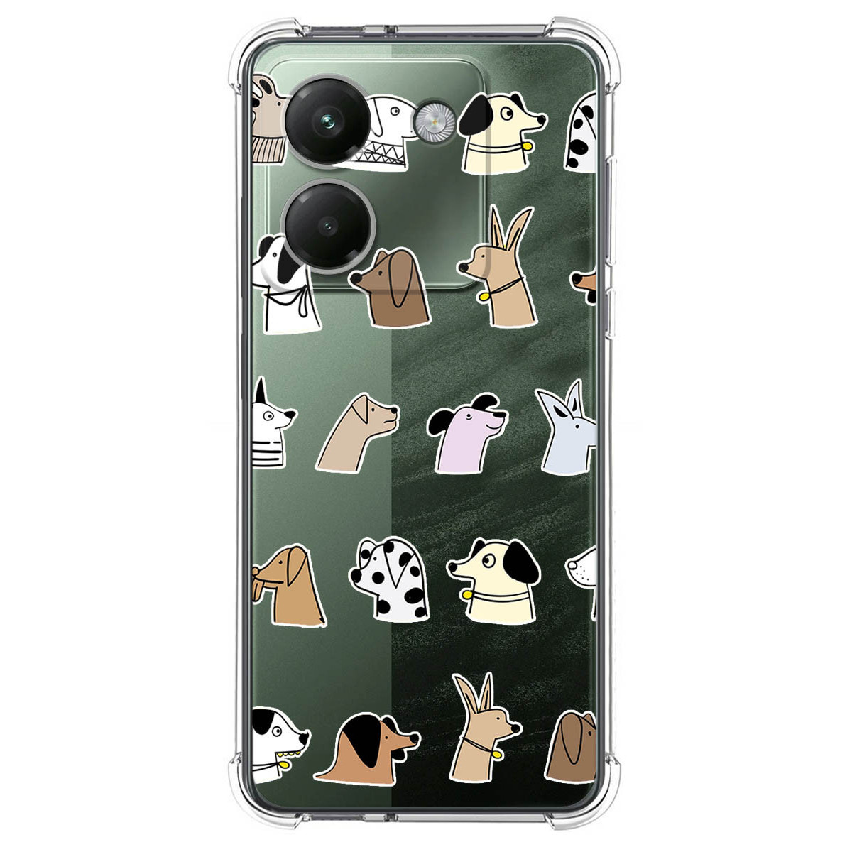 Funda Silicona Antigolpes para Xiaomi Poco M7 Pro 5G diseño Perros Dibujos