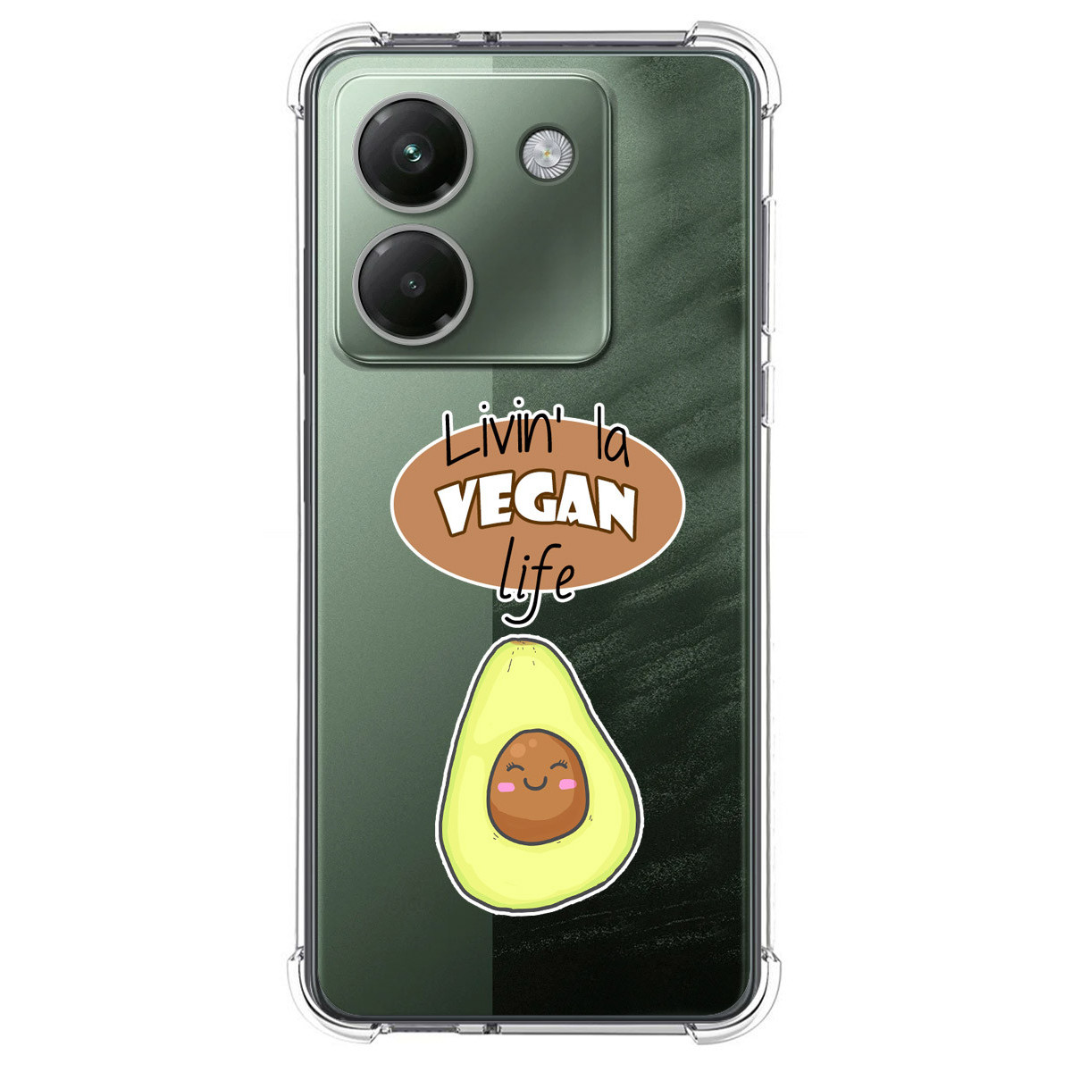 Funda Silicona Antigolpes para Xiaomi Poco M7 Pro 5G diseño Vegan Life Dibujos