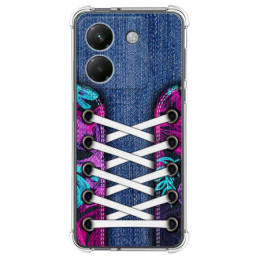 Funda Silicona Antigolpes para Xiaomi Poco M7 Pro 5G diseño Zapatillas 06 Dibujos