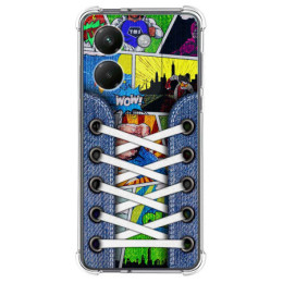 Funda Silicona Antigolpes para Xiaomi Poco M7 Pro 5G diseño Zapatillas 14 Dibujos