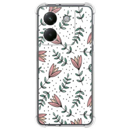 Funda Silicona Antigolpes para Xiaomi Poco M7 Pro 5G diseño Flores 01 Dibujos