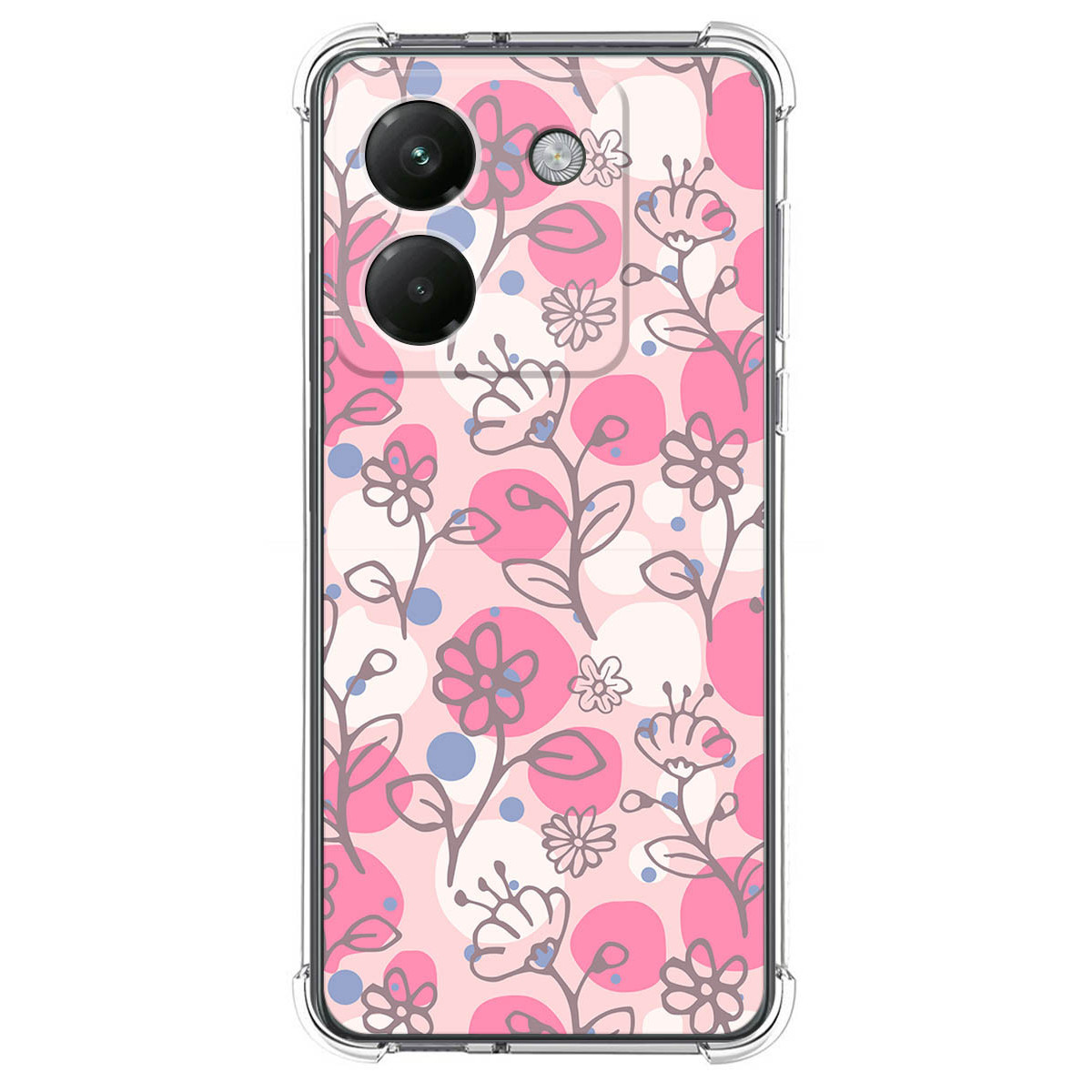 Funda Silicona Antigolpes para Xiaomi Poco M7 Pro 5G diseño Flores 07 Dibujos