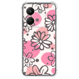 Funda Silicona Antigolpes para Xiaomi Poco M7 Pro 5G diseño Flores 09 Dibujos