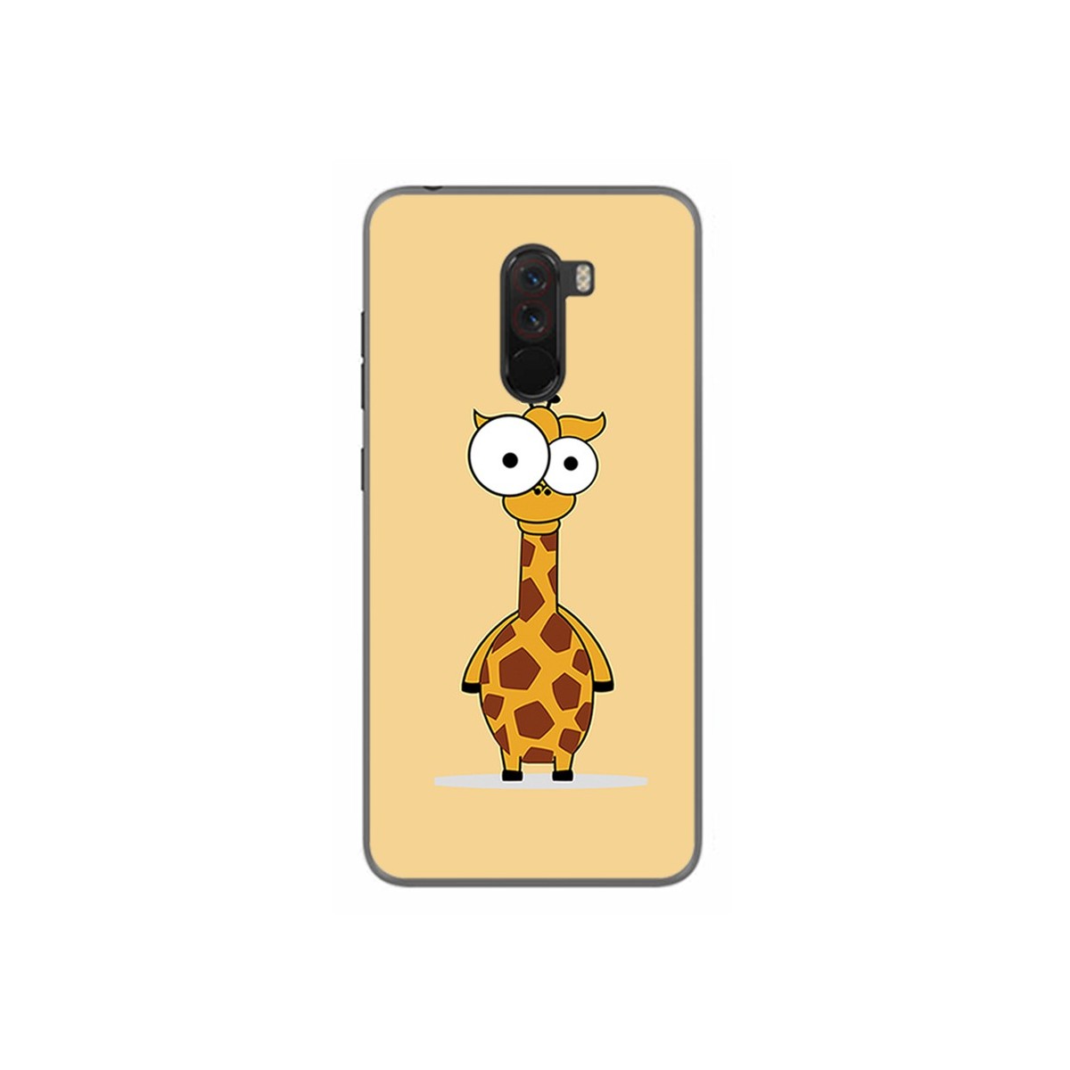 Funda Gel Tpu para Xiaomi Pocophone F1 Diseño Jirafa Dibujos