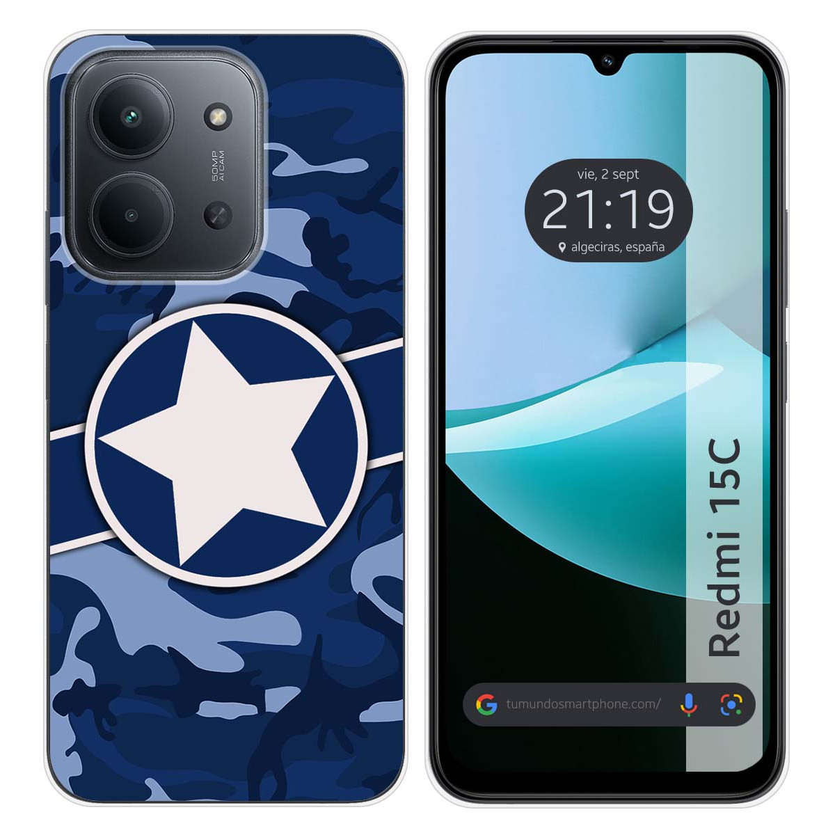 Funda Silicona para Xiaomi Redmi 15C 4G / 5G diseño Camuflaje 03 Dibujos