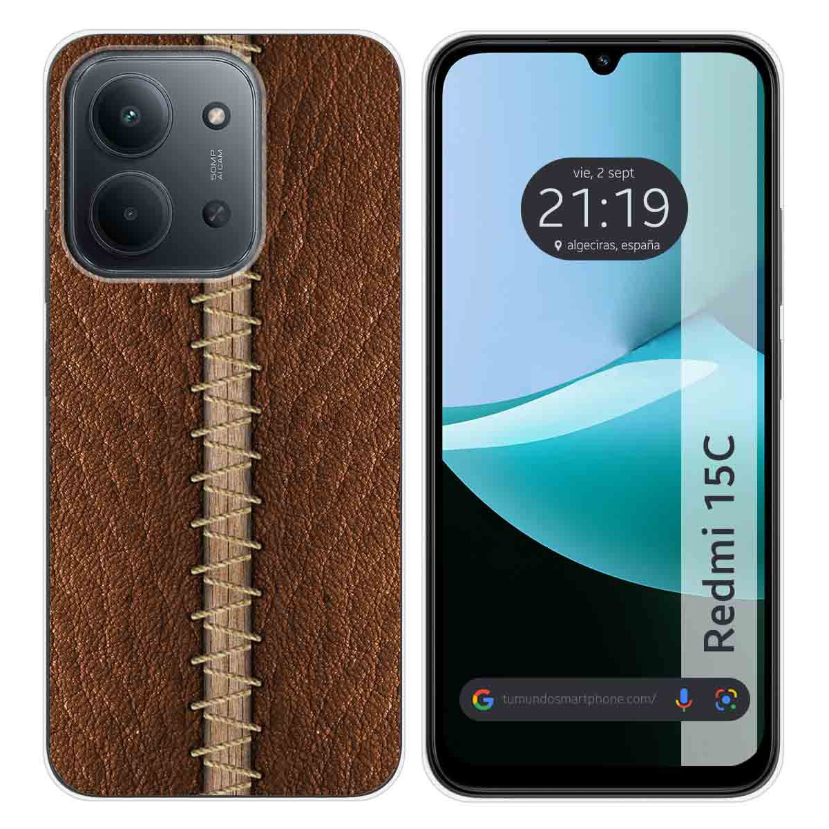 Funda Silicona para Xiaomi Redmi 15C 4G / 5G diseño Cuero 01 Dibujos