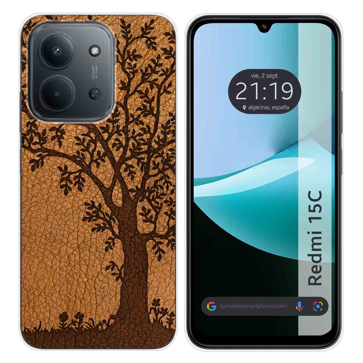 Funda Silicona para Xiaomi Redmi 15C 4G / 5G diseño Cuero 03 Dibujos