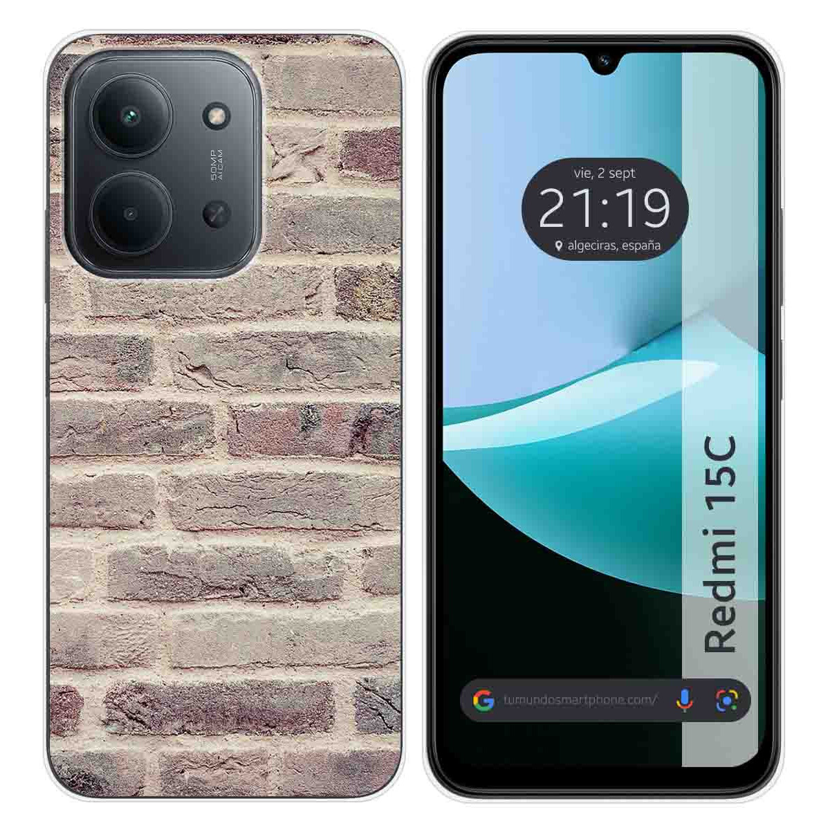 Funda Silicona para Xiaomi Redmi 15C 4G / 5G diseño Ladrillo 01 Dibujos