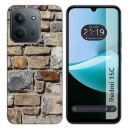 Funda Silicona para Xiaomi Redmi 15C 4G / 5G diseño Ladrillo 03 Dibujos
