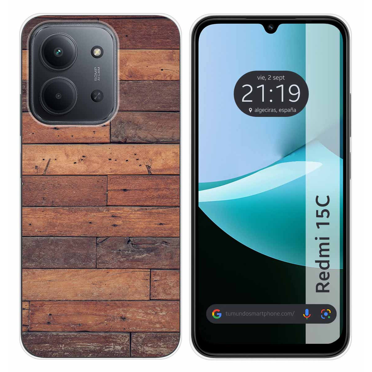 Funda Silicona para Xiaomi Redmi 15C 4G / 5G diseño Madera 03 Dibujos