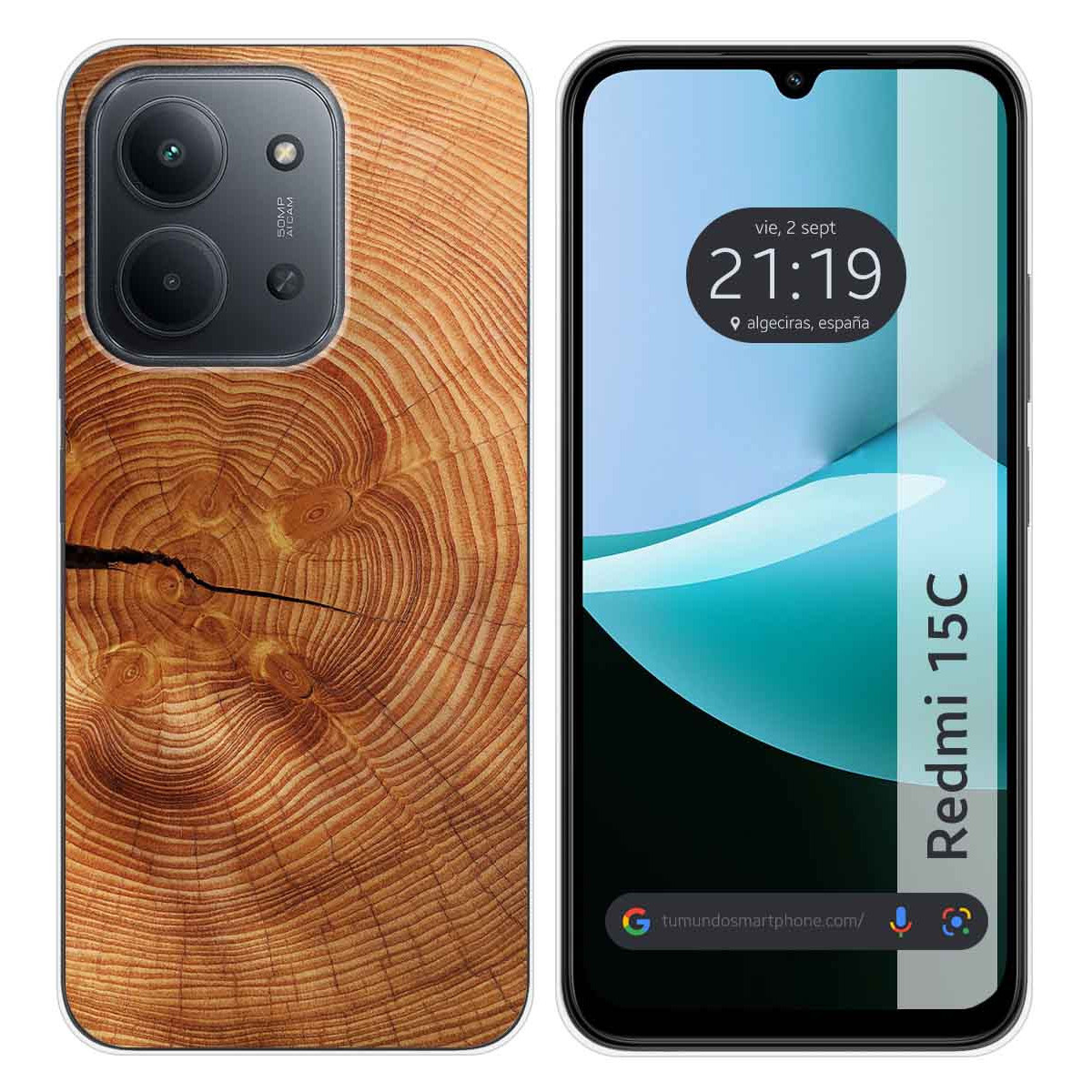 Funda Silicona para Xiaomi Redmi 15C 4G / 5G diseño Madera 04 Dibujos