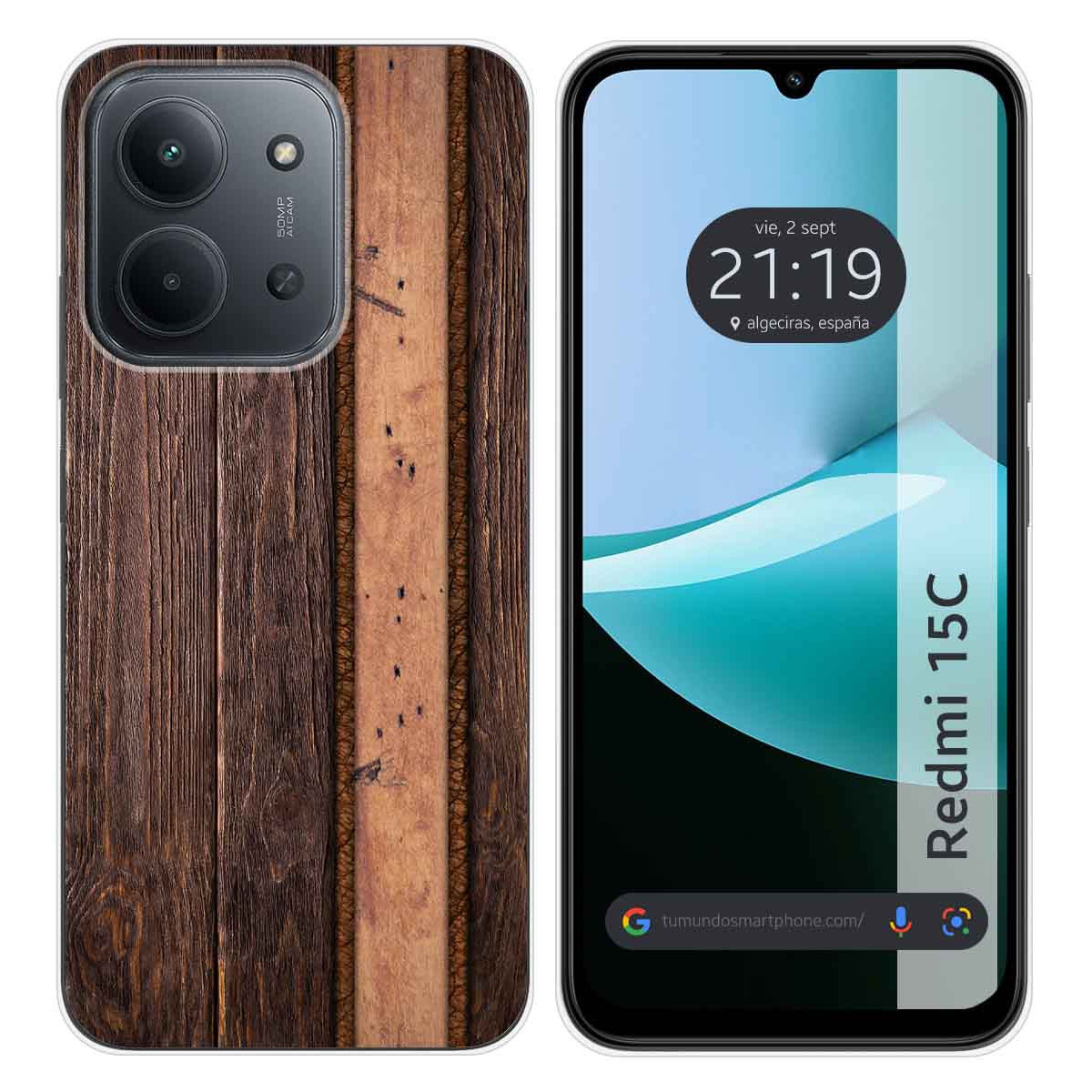 Funda Silicona para Xiaomi Redmi 15C 4G / 5G diseño Madera 05 Dibujos