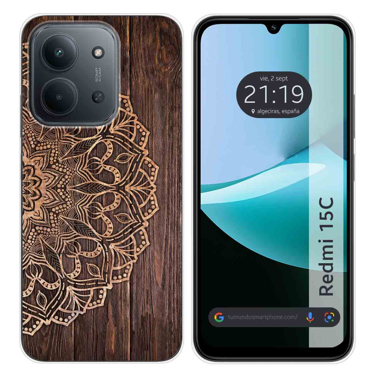 Funda Silicona para Xiaomi Redmi 15C 4G / 5G diseño Madera 06 Dibujos