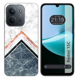 Funda Silicona para Xiaomi Redmi 15C 4G / 5G diseño Mármol 05 Dibujos