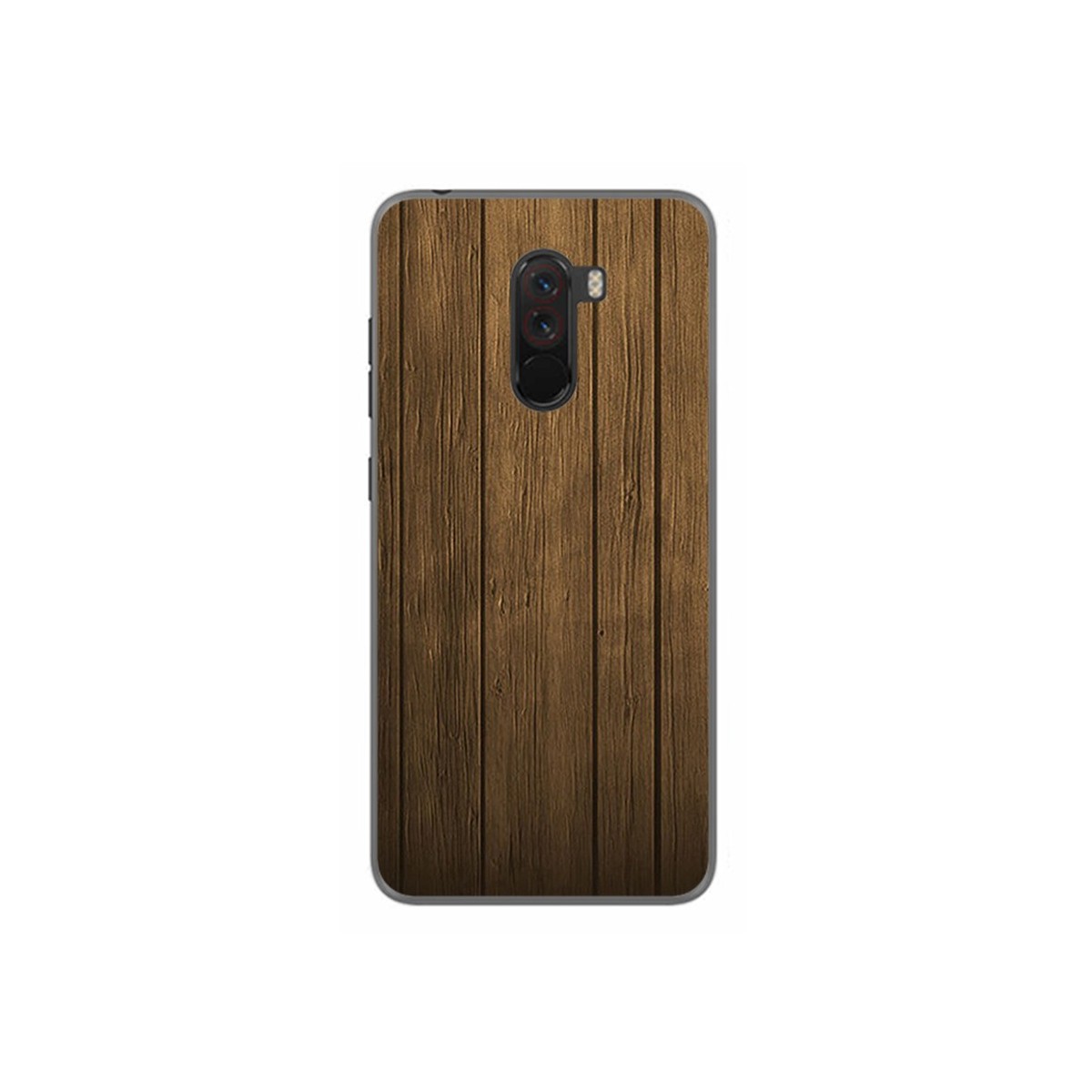 Funda Gel Tpu para Xiaomi Pocophone F1 Diseño Madera Dibujos