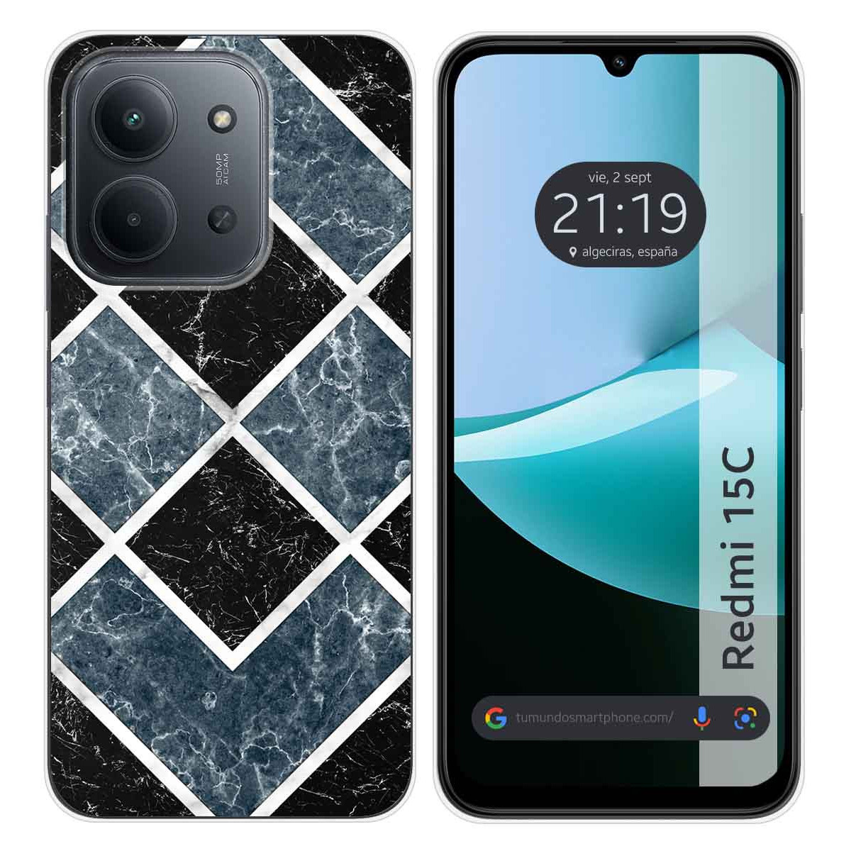 Funda Silicona para Xiaomi Redmi 15C 4G / 5G diseño Mármol 06 Dibujos