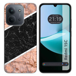 Funda Silicona para Xiaomi Redmi 15C 4G / 5G diseño Mármol 07 Dibujos