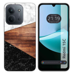 Funda Silicona para Xiaomi Redmi 15C 4G / 5G diseño Mármol 11 Dibujos
