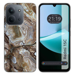 Funda Silicona para Xiaomi Redmi 15C 4G / 5G diseño Mármol 14 Dibujos