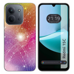 Funda Silicona para Xiaomi Redmi 15C 4G / 5G diseño Abstracto Dibujos