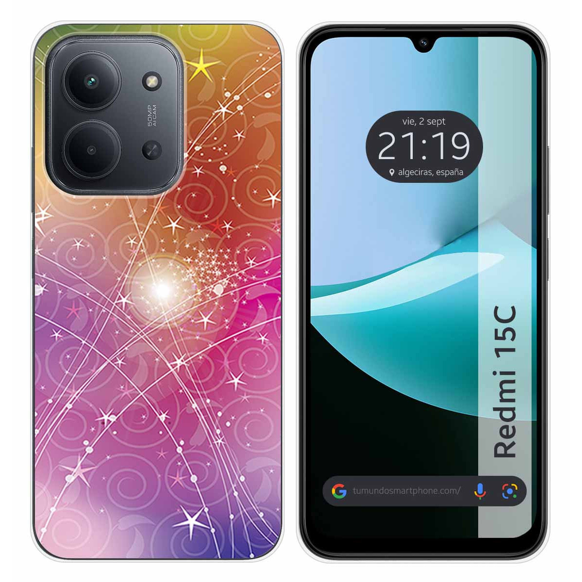 Funda Silicona para Xiaomi Redmi 15C 4G / 5G diseño Abstracto Dibujos