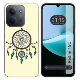 Funda Silicona para Xiaomi Redmi 15C 4G / 5G diseño Atrapasueños Dibujos