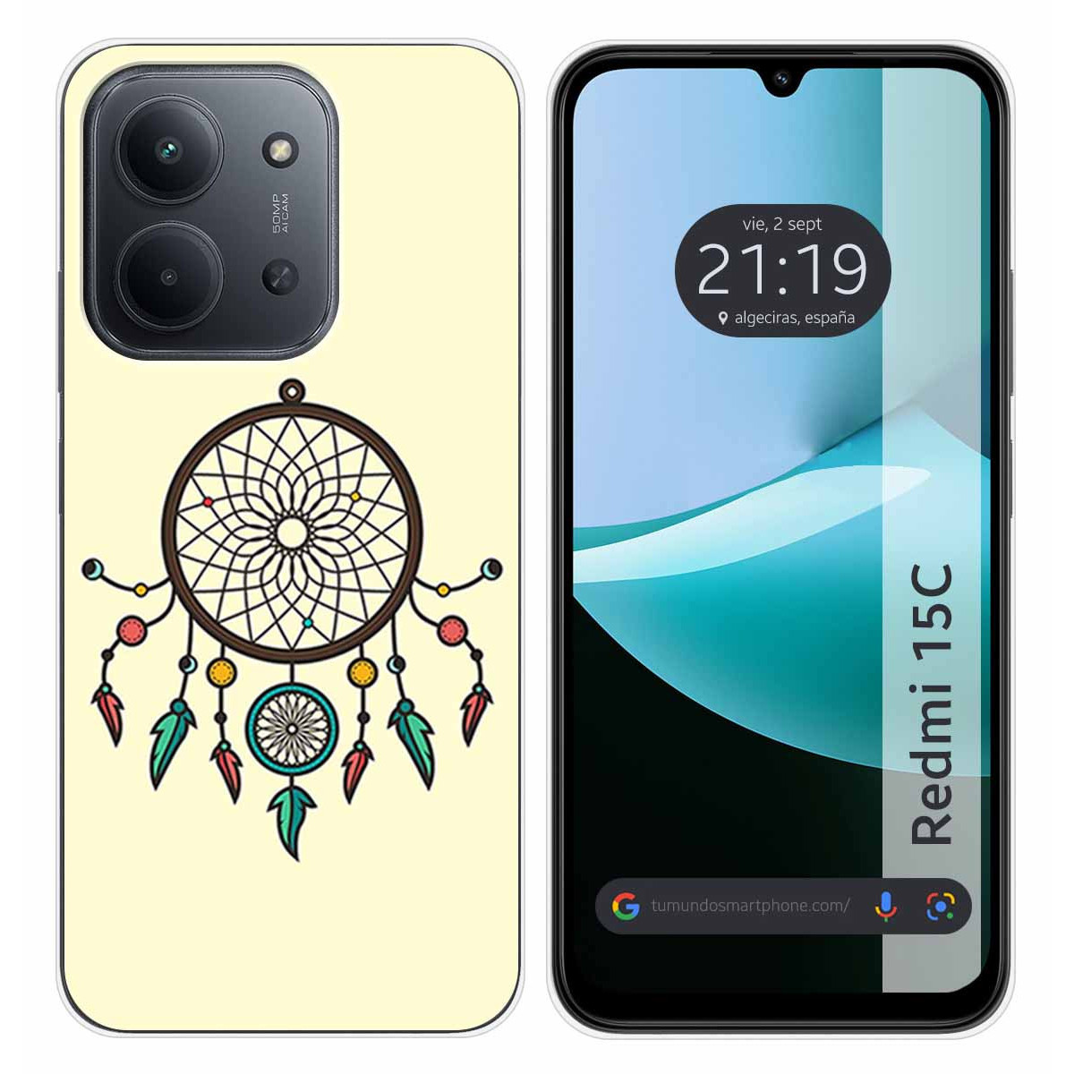 Funda Silicona para Xiaomi Redmi 15C 4G / 5G diseño Atrapasueños Dibujos