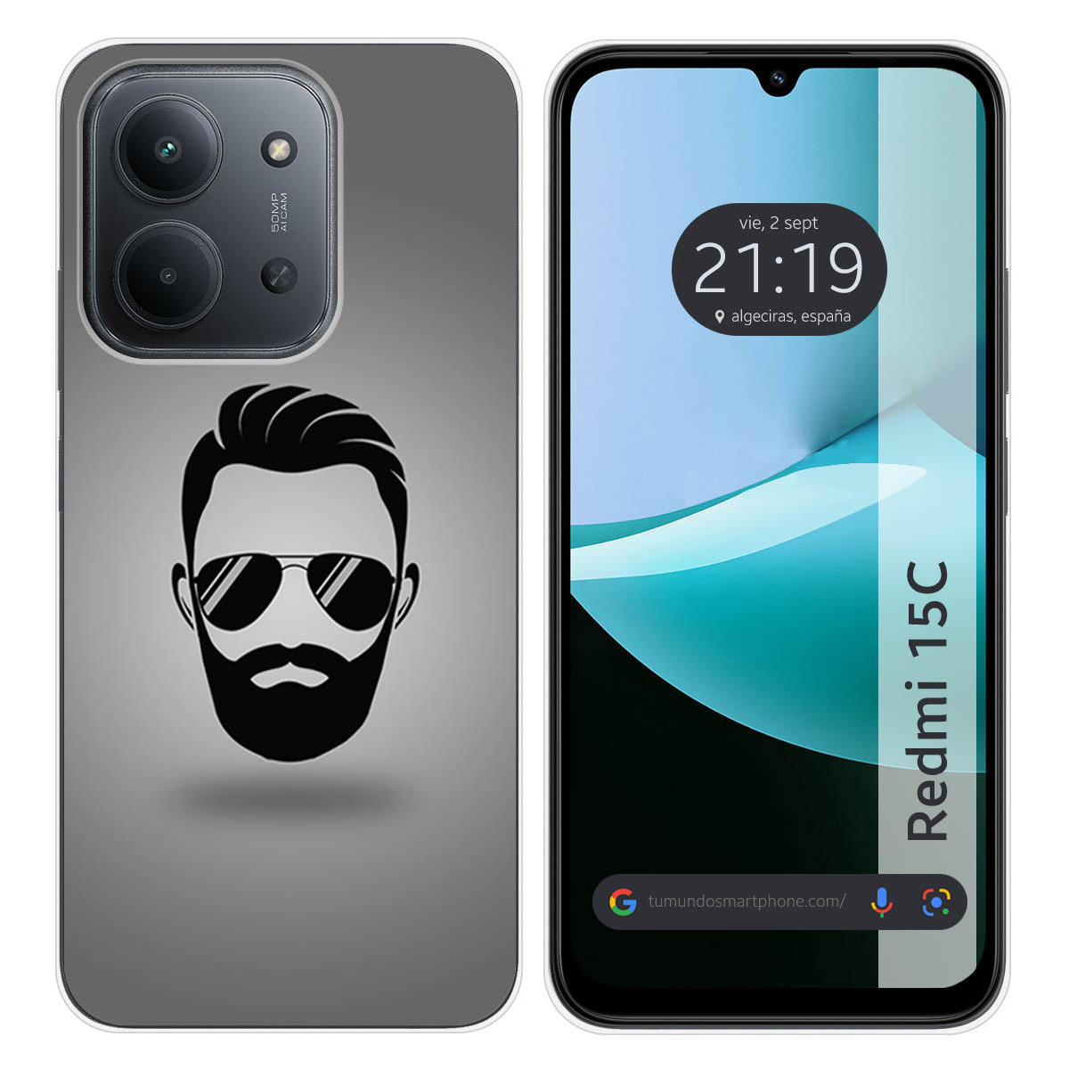 Funda Silicona para Xiaomi Redmi 15C 4G / 5G diseño Barba Dibujos