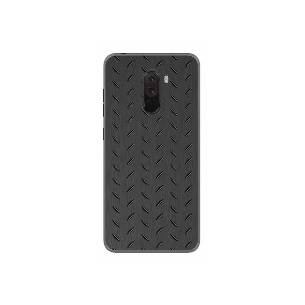 Funda Gel Tpu para Xiaomi Pocophone F1 Diseño Metal Dibujos