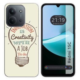 Funda Silicona para Xiaomi Redmi 15C 4G / 5G diseño Creativity Dibujos
