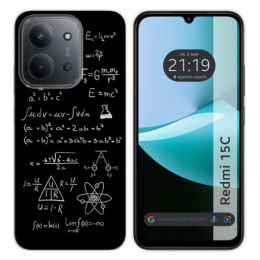 Funda Silicona para Xiaomi Redmi 15C 4G / 5G diseño Formulas Dibujos