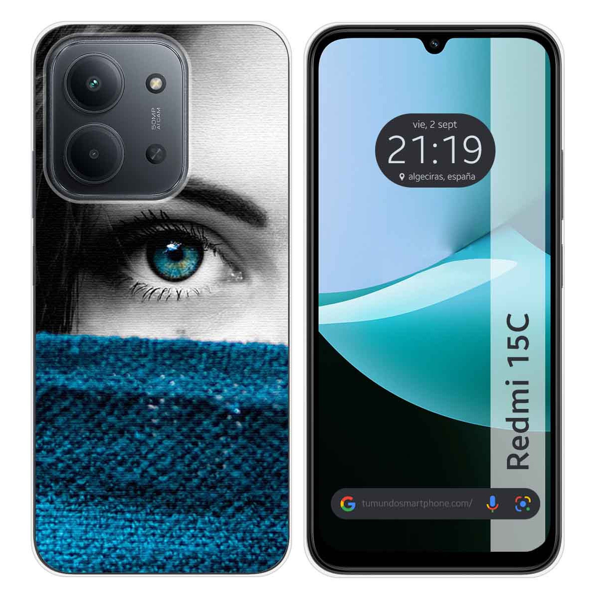 Funda Silicona para Xiaomi Redmi 15C 4G / 5G diseño Ojo Dibujos