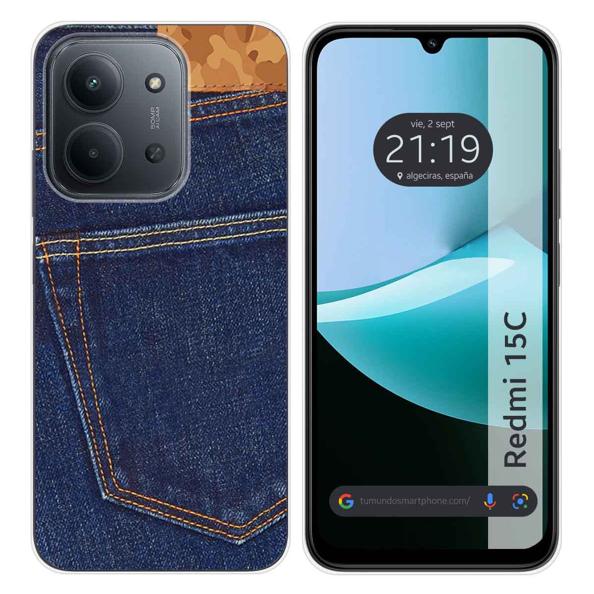 Funda Silicona para Xiaomi Redmi 15C 4G / 5G diseño Vaquero Dibujos