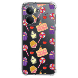 Funda Silicona Antigolpes para Xiaomi Redmi 15C 4G / 5G diseño Dulces 01 Dibujos