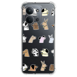 Funda Silicona Antigolpes para Xiaomi Redmi 15C 4G / 5G diseño Perros Dibujos