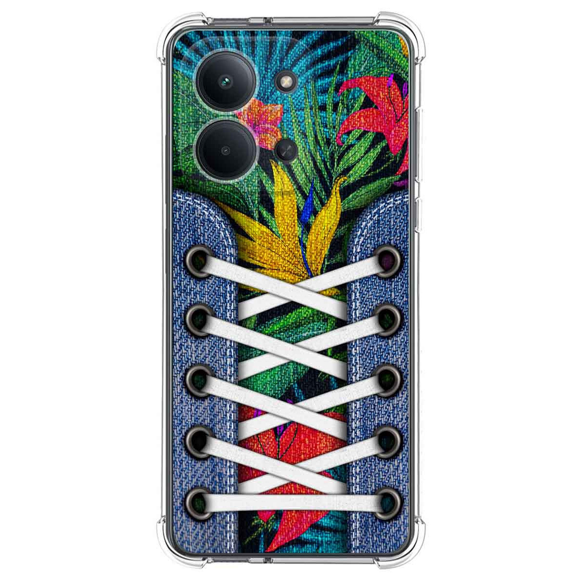 Funda Silicona Antigolpes para Xiaomi Redmi 15C 4G / 5G diseño Zapatillas 12 Dibujos